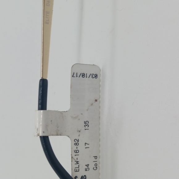 NWT WOMEN'S ELITE EYEGLASS FRAMES ELW16-82 GOLD - Picture 5 of 5